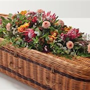 Rustic Coffin Spray